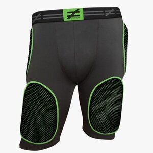 NWT Unequal Viper Girdle Black Green Size Large